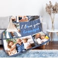 thumbnail image 3 of Custom Blanket with Photos/Text, Personalized Picture Blanket Throw Using My Own Photos, Customized Memorial Mothers for Mom Dad Family Friends - 4 Size (1 Photo W/Text), 3 of 6