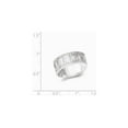thumbnail image 2 of 925 Sterling Silver Solid Polished Open back CZ Cubic Zirconia Simulated Diamond Baguettes Rounds Ring Size 7 Jewelry Gi, 2 of 3