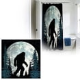 thumbnail image 2 of Huanglei Rideau de Douche Drôle Humoristique Assis sur la Toilette Lisant un Journal Rideaux de Douche Imprimé Animal Salle de Bain Polyester Rideau de Bain 64x64 Po, 2 of 4