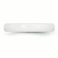 thumbnail image 3 of Ceramic White 4mm Polished Band Ring 7.5 Size, 3 of 6