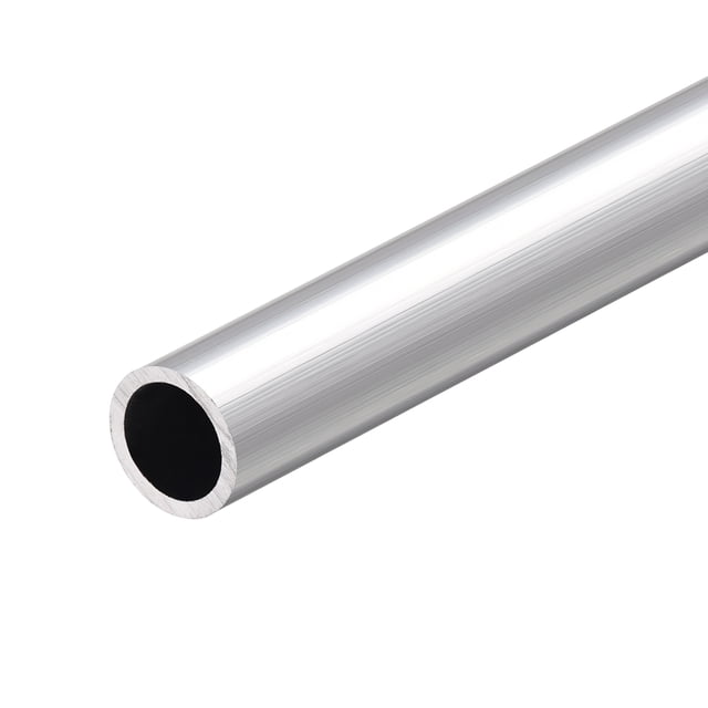 Tuberías redondas de aluminio Uxcell 6063, tubería recta sin costura 18mm x 15mm x 300mm