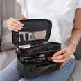 thumbnail image 3 of Toiletry Bag Large Capacity Waterproof Portable Makeup Pouch Cosmetic Pouch, 3 of 10