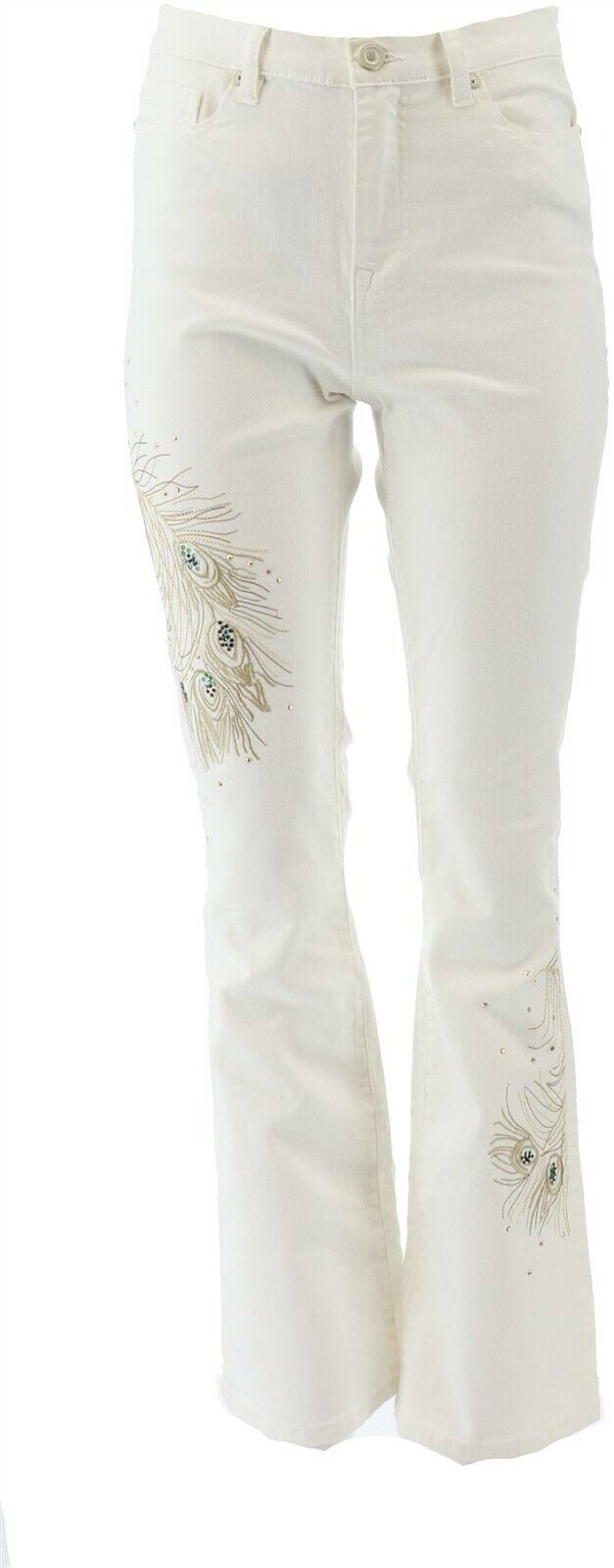 diane gilman embellished jeans