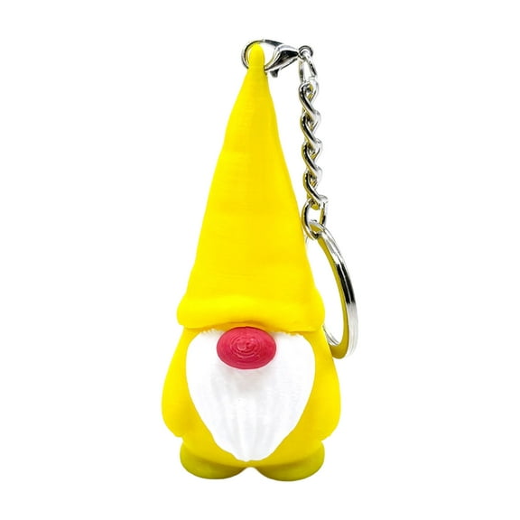 Christmas Dwarf Keychain Multifunctional Holiday Gnomes Figurine Ornament Keyring Decorative Accessory for Bag