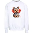 thumbnail image 2 of KiraKira Yorkshire Terrier Valentine's Hoodie, T-Shirt, Sweatshirt, Cute Yorkie Dog Heart Design, Perfect Valentine's Gift for Dog Lovers, Unisex S-5XL Trendy Apparel for Men and Women, 2 of 5