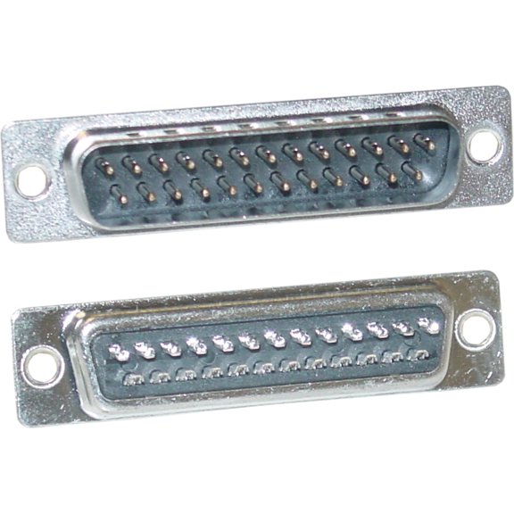 Cable Wholesale DB25 Male D-Sub Connector, Solder Type