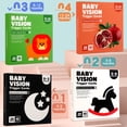 thumbnail image 3 of Baby Visual Stimulation Cards High Contrast Flash Card Newborn Brain Development Toys For Baby 0-36 Months, 3 of 7