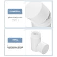 thumbnail image 6 of WASHWEPE 5Pcs Balm Cream Containers Reusable Frosted Plastic Bottles with Rotatable Bottom Dispenser, 6 of 7