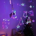 thumbnail image 1 of Cadena de luces navideñas con cervatillo, estrella, árbol de Navidad y campana navideña LED, 1 of 3