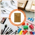 thumbnail image 5 of Drawer Organizer,Natural 19.00 X And 17.00 X Drawer Drawer Utensil 17.00 Cutlery Flatware Drawer Kitchen Slot Utensil X Drawer Utensils Cutlery Drawer Utensils 6-8 Slot Flatware Drawer Inches, 5 of 5