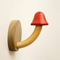 Wood Coat And Hat Hook Punch Solid Wood Coat Hook Log Coat Hanger Door