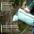 SnoofyBee Large BabyChanging Travel Pad Diaper Clutch, Accessories for