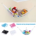 thumbnail image 2 of CAROOTU Filet de Rangement pour Jouets en Filet Hamac Mural pour Enfants, 2 of 7