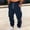 Z1-Navy sweatpants for men, variant on DIOAZUD Men's Sweatpants Elastic Bottom Sweat Pants Drawstring Waist Striped Loose Fit Trousers Outdoor Hiking Jogger Pants with Pockets