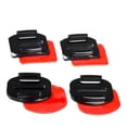 thumbnail image 1 of sweethay Reemplazo de la base del casco de montaje adhesivo plano curvo de 8 piezas para la cámara deportiva 3 2 Accesorios de cámara y óptica, 1 of 6