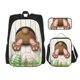 thumbnail image 1 of Fotbe Brown Bunny Set Escolar 3 en 1 para Niños - Mochila Duradera con Lonchera Aislante y Estuche para Lápices - Mochila Escolar para Niños y Niñas, 1 of 7