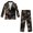 Autumn Leaves, variant on Whosucclay Lucky Symbols Elastic Waist Boys Suit Set, 2 Pieces Slim Fit Tuxedo Non-Stretch Polyester Fabric Kids Boys Suit for Graduation School