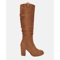 thumbnail image 2 of Women  Knee High Boots Chunky Block Heel Wide Calf Round Toe Side Zipper Fashion Dress Boot, 2 of 4