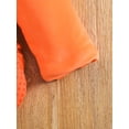 thumbnail image 5 of Qmyliery Baby Pullover, Halloween Cartoon Patterns Long Sleeve Hooded Tops Autumn Outfit, Orange, 6 Months-3 Years, 5 of 9