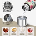 thumbnail image 3 of 20 Oz Pioneer Flower Coffee Tumbler Double Wall Insulated Stainless Steel Water Bottle | Metal Reusable Thermoses Flask with Cup Cap | Leak & Sweat Proof with Anti-Dust Lid, 3 of 7