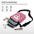 thumbnail image 6 of HELLHERO Cat Pattern Messenger Bag, Polyester Adjustable Shoulder Strap for Adult, 6 of 6