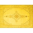 thumbnail image 1 of Ahgly Company Machine Washable Indoor Rectangle Persian Yellow Traditional Area Rugs, 8' x 10', 1 of 4