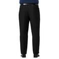 thumbnail image 2 of HAGGAR Mens Black Classic Fit Pants 44 X 30, 2 of 4