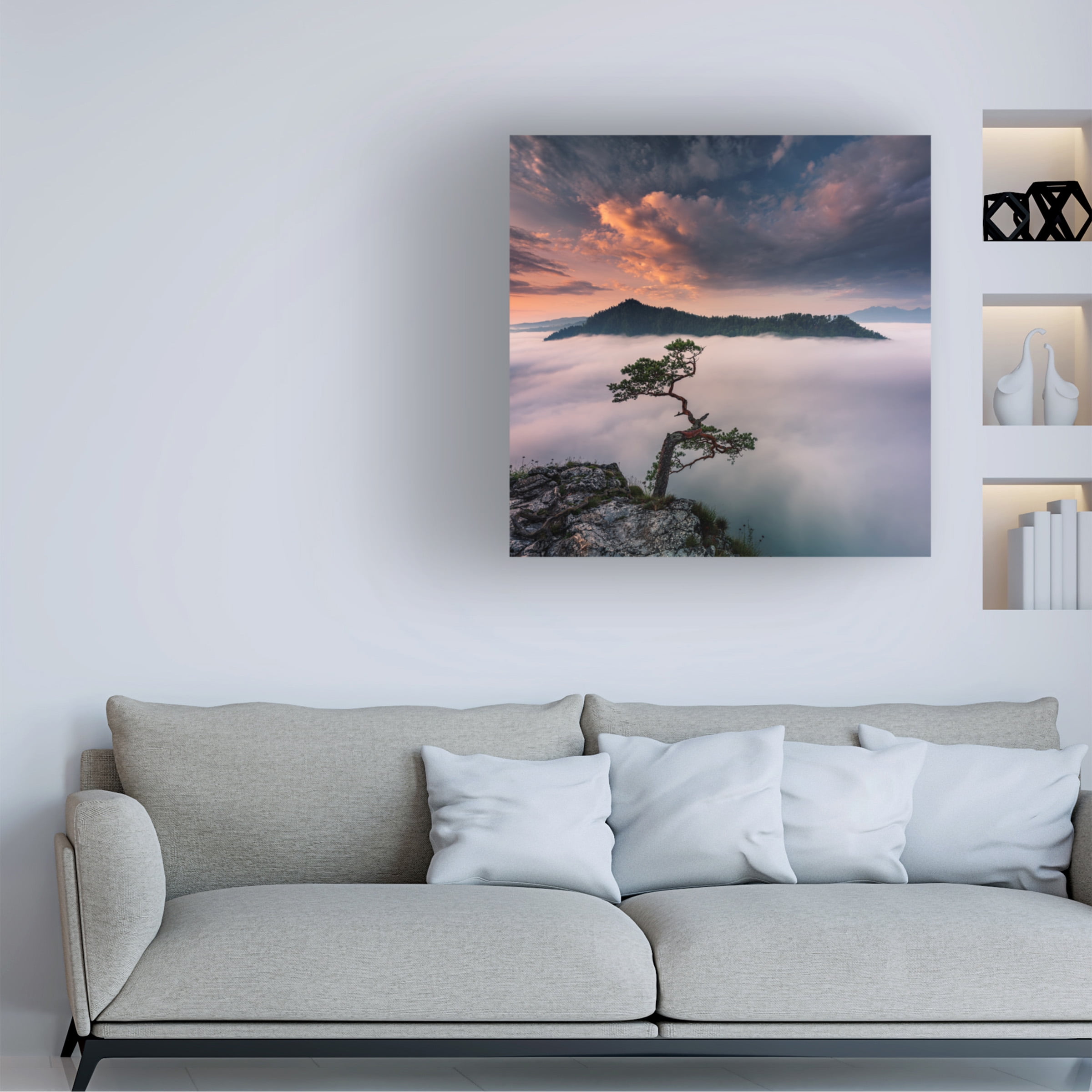 Karol Nienartowicz 'Bonsai VI' Canvas Art