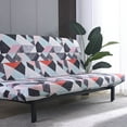 thumbnail image 6 of Topchances Armless Sofa Cover Stretch Futon Cover Elastic Fabric Printed Sofa Couch Covers Universal Fitted Full Folding Sofa Bed Slipcover Furniture Cover Protector, 6 of 10