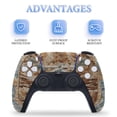 thumbnail image 4 of Skin Sticker for PS5 Slim Standard PS5 Pro Disc Digital Edition Console and Controllers Decals for Playstation 5 (Mediterranean Style Mosaic Around,PS5 Pro Disc Edition), 4 of 5