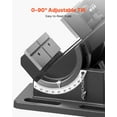 thumbnail image 4 of VEVOR Étau Inclinable, Largeur de Mâchoire 4,25 Pouces, Étau de Presse à Perceuse Portable, Inclinaison Réglable 090°, Construction en Fonte Durable, Étau d'Établi pour Menuiserie, pour Planches de Travail et Presses à Perceuse, Noir, 4 of 9