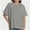 Grey, variant on Women's Casual Short Sleeve T-Shirt, Crew Neck Basic Tee, Soft Comfortable Everyday Top