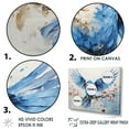 thumbnail image 3 of Designart "Azure Calmness Bird Panorama" Animals Bird Floater Framed Wall Art Living Room, 3 of 5