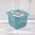 thumbnail image 5 of Sterilite 1.5 Bushel Ultra™ Square Laundry Basket Plastic, Teal Splash, Set of 4, 5 of 7