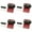 4 sets, variant on TRRS 3.5mm Stereo Plugs Break outs Module Headphones Video Music Plugs Supporting Music Output And Microphone Input