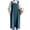 Deep Teal, variant on DOVACKA Cotton Cross-Back Apron with Pockets, Adjustable Unisex for Men Women, Kitchen Gardening Work