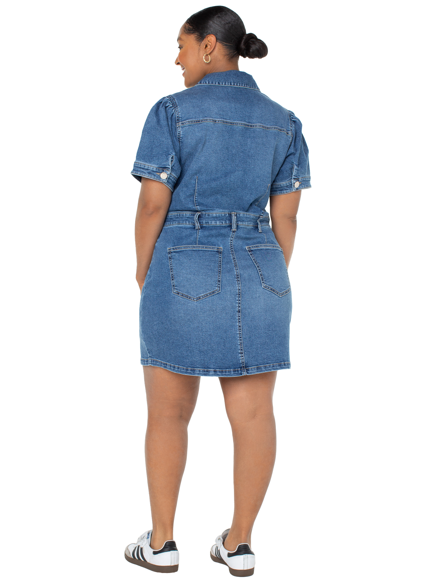 Celebrity Pink Juniors Button up Dress, Women's and Women's Plus