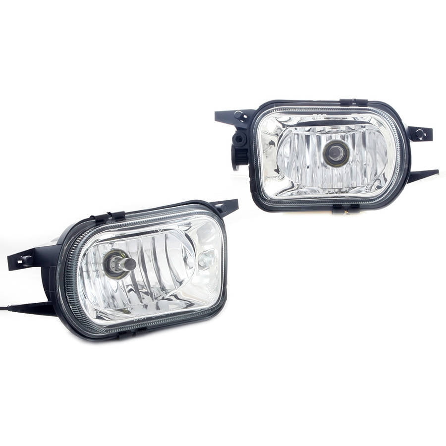 Fog Light For 0107 Mercedes Benz CClass (W203) Clear Lens, Pair