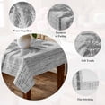 thumbnail image 5 of Grey Palm Tree Table Cloth Waterproof Tablecloths, Tropical Summer Coastal Vintage Gray Tablecloth Dining Table Cover for Kitchen Party Tabletop Outdoor, Rectangle Tablecloth 52x70 Inch, 5 of 9