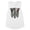 White, variant on Skeleton Rib Cage Women's Muscle Tank Large White