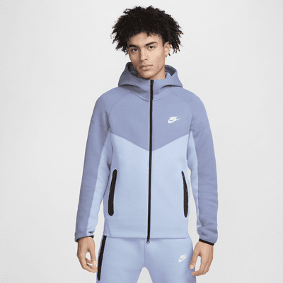Men's Nike Sportswear Tech Fleece Light Arm. Blue/Ash Slate Full