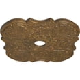 thumbnail image 3 of 29"OD x 3 5/8"ID x 1 3/8"P Flower Ceiling Medallion (Fits Canopies up to 6 1/4"), Hand-Painted Rubbed Bronze, 3 of 6