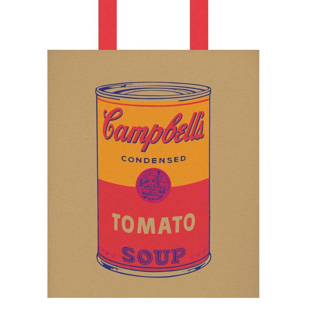 Tote Bag Canvas Andy Warhol Campbell Soup (Book)