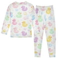 thumbnail image 2 of joogoo Duck Bubble Cartoon Pajamas Set Long Sleeve Soft Cotton Sleepwear 2 Piece 18M, 2 of 7