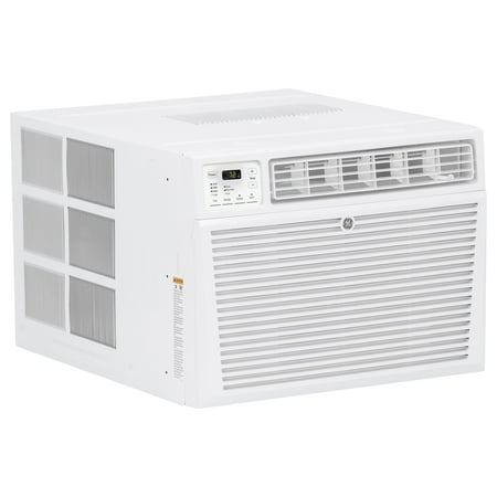 GE® 12,000 BTU 115-Volt Window Air Conditioner with WiFi and Eco Mode for Large Rooms, White, AEG12AZE