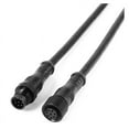 thumbnail image 4 of 8 Pin M/F Plug Waterproof Connector Cable Black, 4 of 9