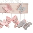 thumbnail image 3 of Lambs & Ivy Baby Blooms Pink Butterfly Musical Baby Crib Mobile Soother Toy, 3 of 7