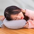 thumbnail image 7 of Zynic Cushion Travel Neck Pillow Memory Foam Airplane Travel Comfortable Washable Cover Plane Neck Support Pillow for Neck Sleeping, 7 of 7