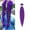 1PC, variant on 26in Long Purple Braiding Hair, Pre Stretched Synthetic Braiding Hair Extensions for Braids, Purple Hair Extensions for Stage Party Halloween Costume Cosplay, 100g（1PC）