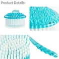 thumbnail image 3 of Bath Brush with Long Handle. Blue Shower Back Scrubber Feet Scrubber Soft Nylon Bristles for Bath Wet or Dry Brush for Men & Women, 3 of 6